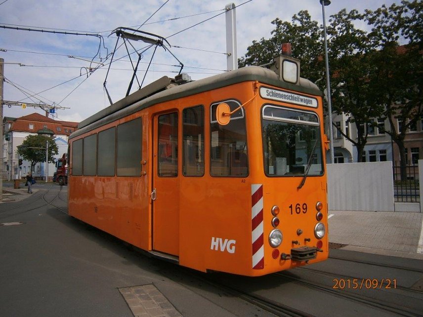 Bild: Die unbekannte Bahn - ein Schienenschleifwagen vom Typ TW 2