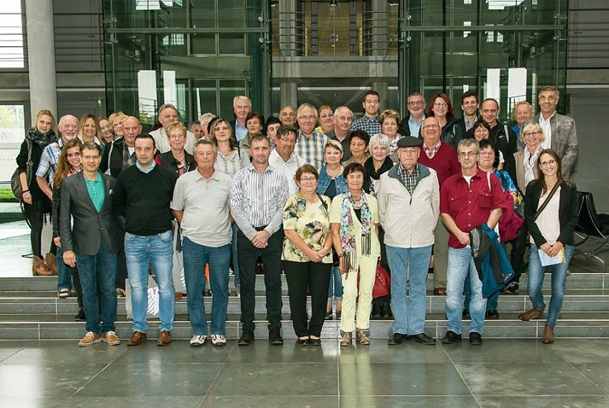 Bild: Zu Besuch in Berlin: 45 G&auml;ste aus Nordhausen lud der Abgeordnete Manfred Grund ein