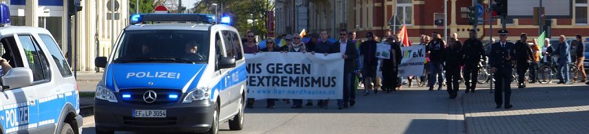 Bild: Demo in Nordhausen