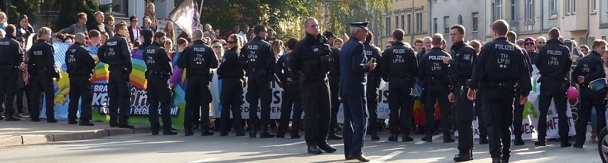 Bild: Demos in Nordhausen