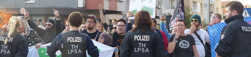 Bild: Demo in Nordhausen