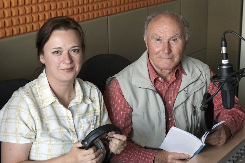 Bild: Sandra Witzel und Karl Beutner im Offenen Kanal Nordhausen