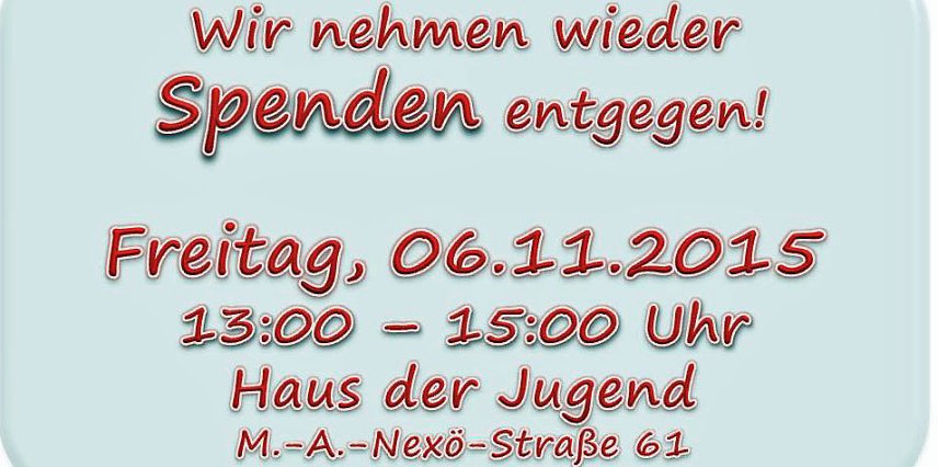 Bild: Scheck&uuml;bergabe an "Sondershausen ist BUNT" e.V.
