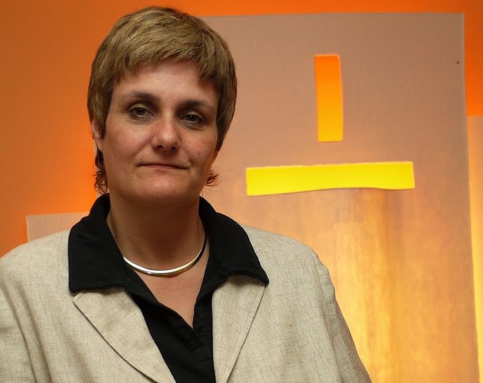 Bild: Gabriele Lipski im Raum der Stille