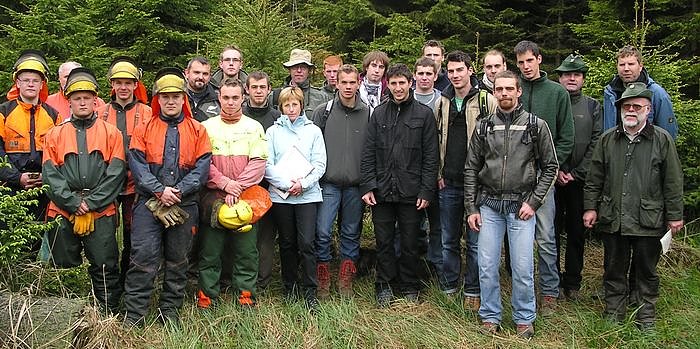 Bild: Franzosen im Wald