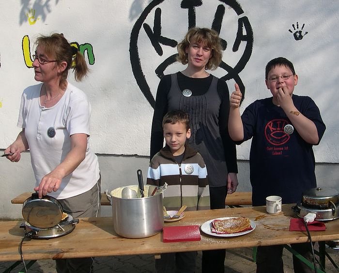 Bild: Waffelstand des KILA