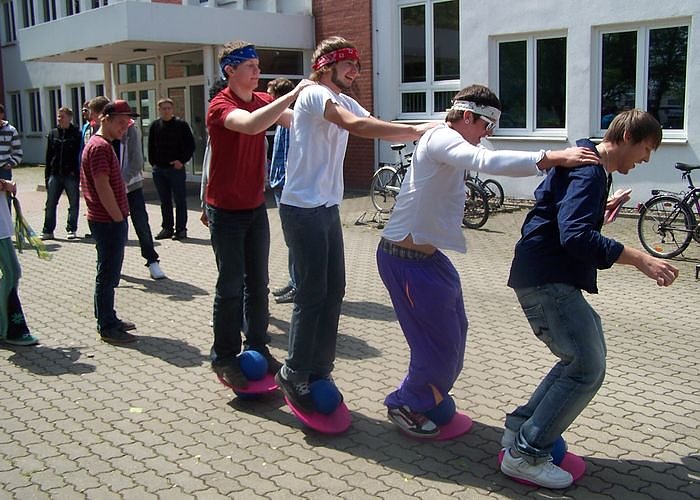 Bild: CD's verteilt