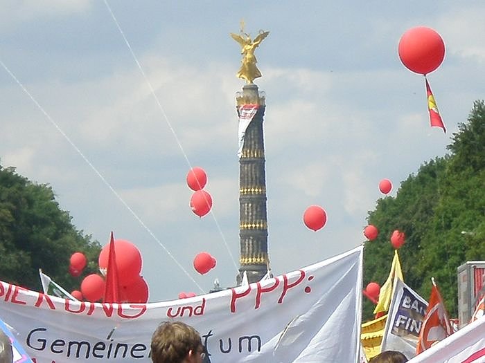 Bild: &Icirc;n Berlin demonstriert
