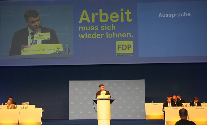 Bild: Kurth beim Parteitag