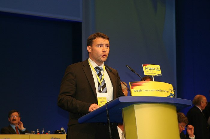 Bild: Kurth beim Parteitag