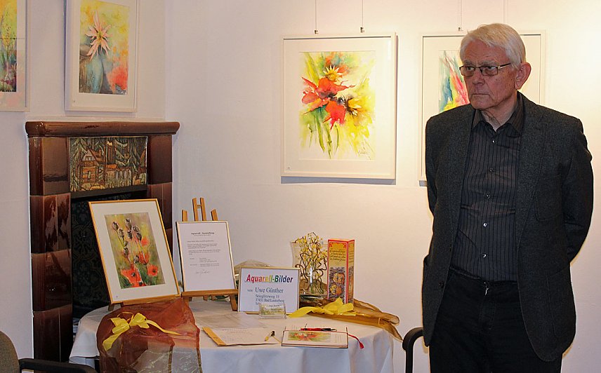 Bild: Seine zweite Ausstellung in Sondershausen