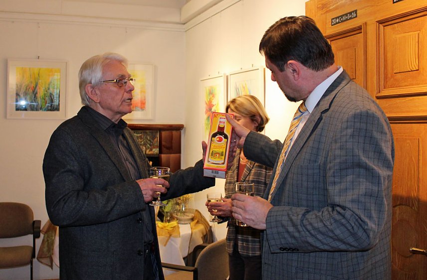 Bild: Seine zweite Ausstellung in Sondershausen