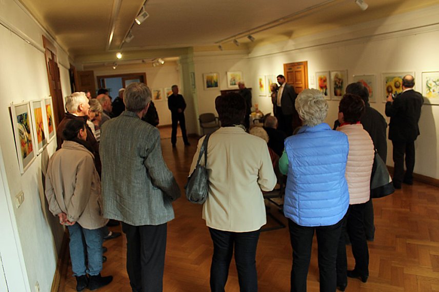 Bild: Seine zweite Ausstellung in Sondershausen