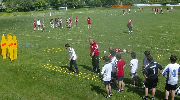 Bild: Mit Weltmeister trainniert