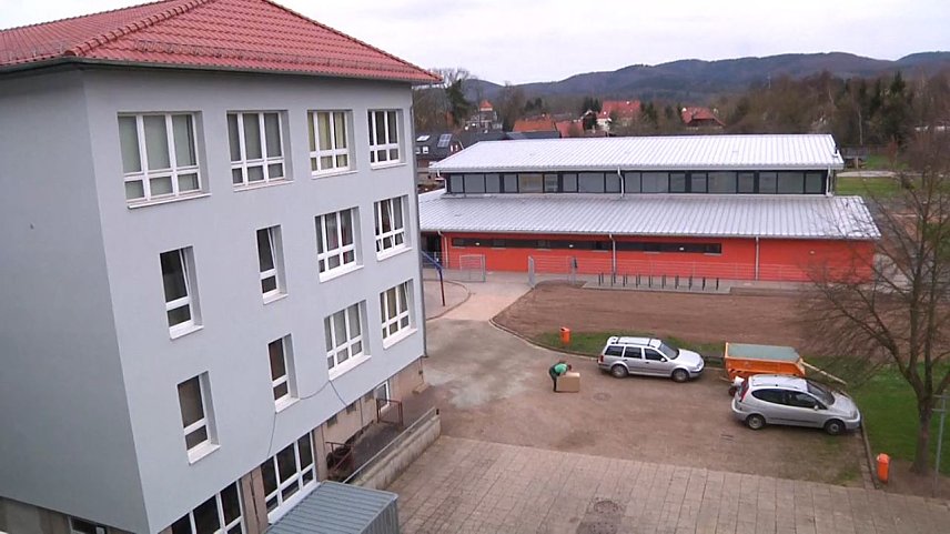 Bild: Endlich fertig  - die neue Mehrzweckhalle in Ellrich