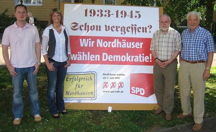 Bild: Aufsteller der SPD
