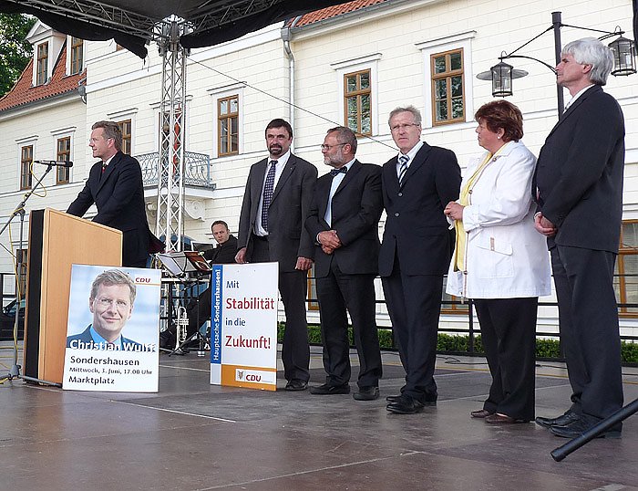 Bild: Wahlparty CDU Sondershausen