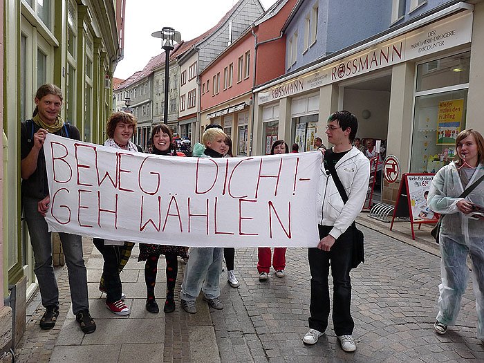 Bild: Beweg Dich - Geh w&auml;hlen