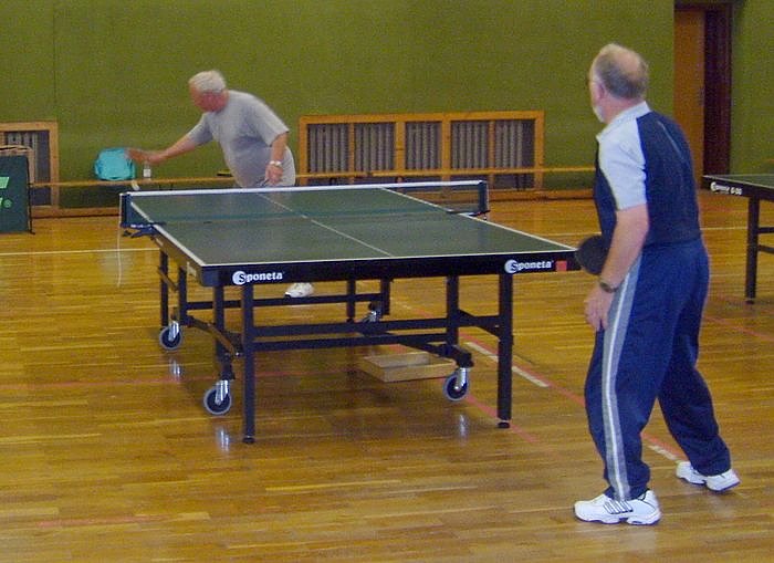 Bild: Tischtennis gespielt