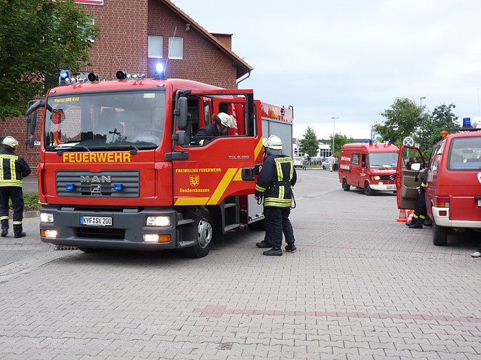 Bild: Feuerwehr&uuml;bung Stockhausen