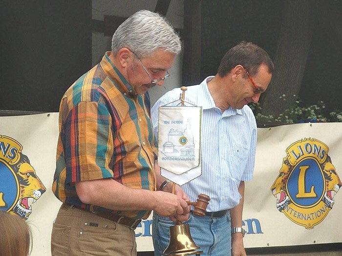 Bild: Neuer Pr&auml;sident LIONS-Club