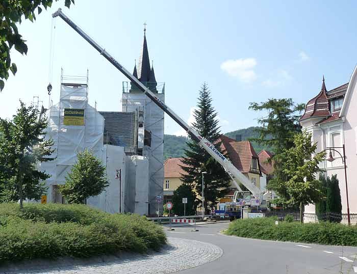 Bild: Bauarbeiten Elisabethkirche
