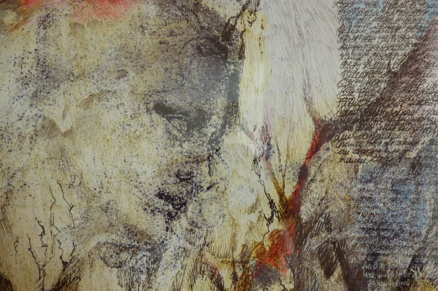 Bild: Finissage zur Ausstellung von Karin Kisker im Heringer Schloss