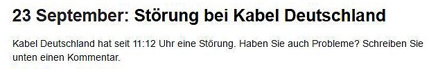 Bild: Bei Festnetz geht nichts