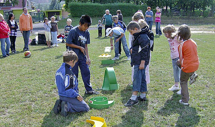 Bild: Minigolf Zuhause