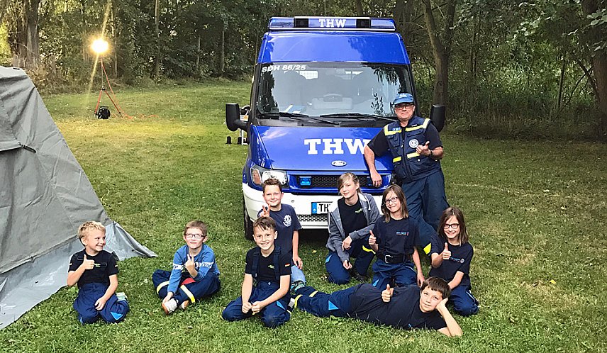 Bild: Ausbildung THW Jugend