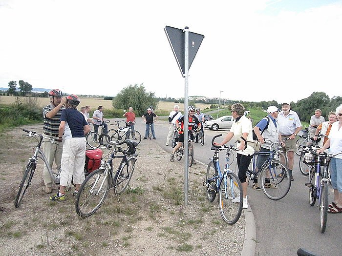 Bild: Radwandern mit Landtagsmitglied Gudrun Holbe