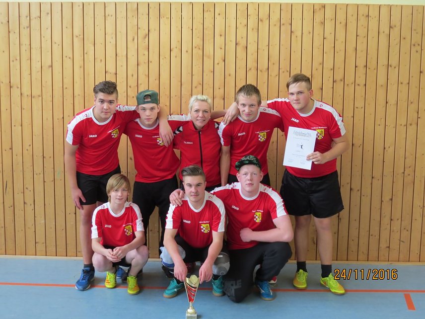 Bild: Siegreiche Volleyballer aus Bleicherode