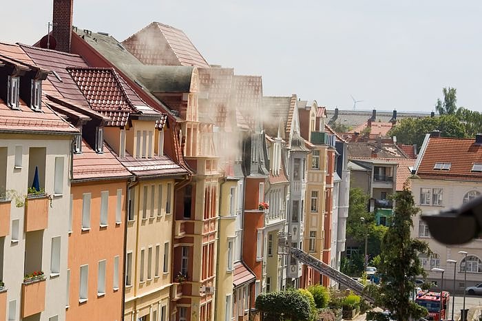 Bild: Brand in Nordhausen