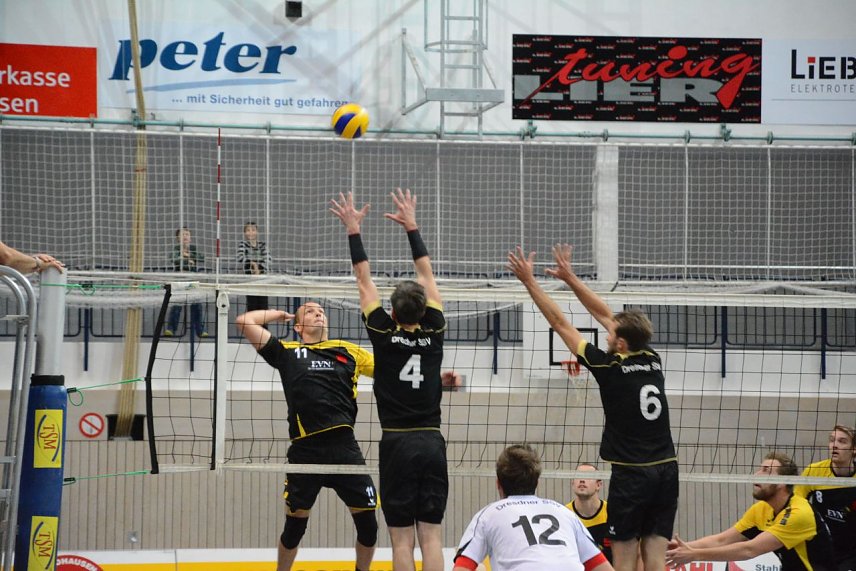 Bild: Die Revanche soll klappen - am Wochenende sind die Volleyballer des SVC in Dresden zu Gast