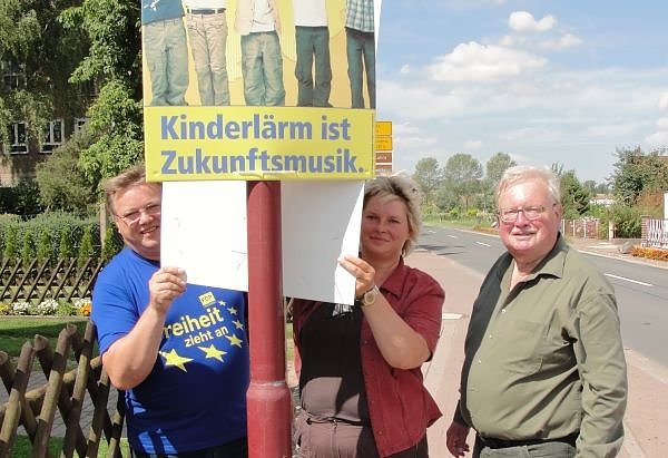 Bild: Aufgehangen