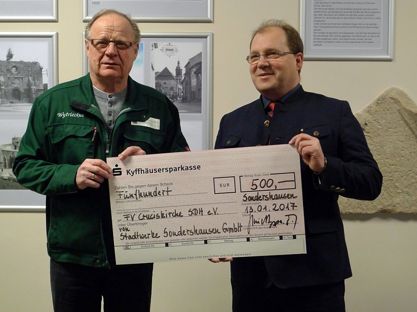 Bild: Spende der Stadtwerke Sondershausen