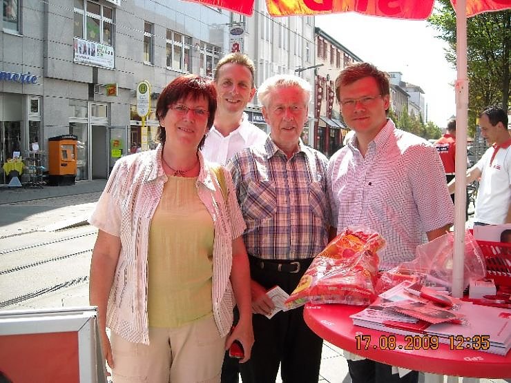 Bild: Wahlkampf in Nordhausen mit Carsten Schneider