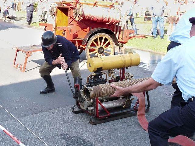 Bild: Historische Feuerwehrtechnik 