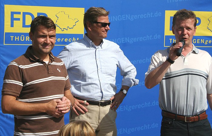 Bild: Wandern mit Westerwelle