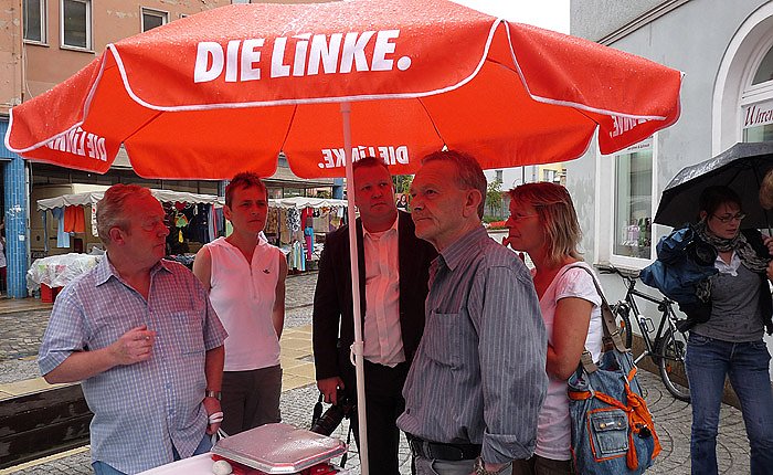 Bild: Wahlkampftour Die Linke Bodo Ramelow