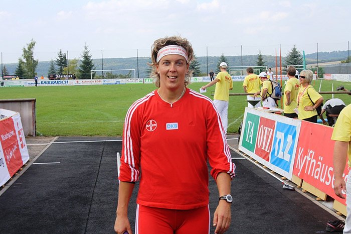 Bild: Steffi Nerius auf dem G&ouml;ldner