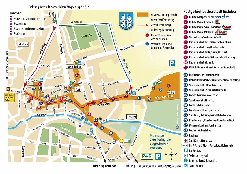 Bild: Karte Sachsen-Anhalt-Tag