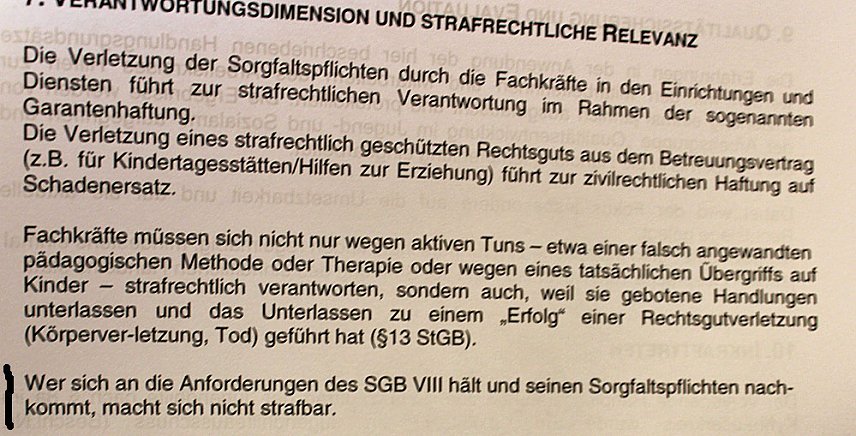 Bild: Schutzauftrag der Jugendhilfe