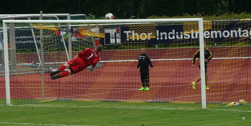 Bild: Leinefelder Tormann in Aktion