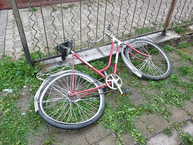 Bild: Fahrrad defekt
