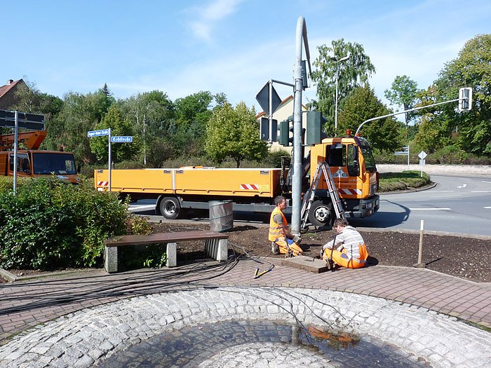 Bild: Ampel Nordh&auml;user Kurve