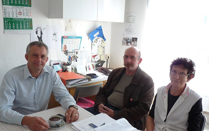 Bild: Besuch bei der Tafel