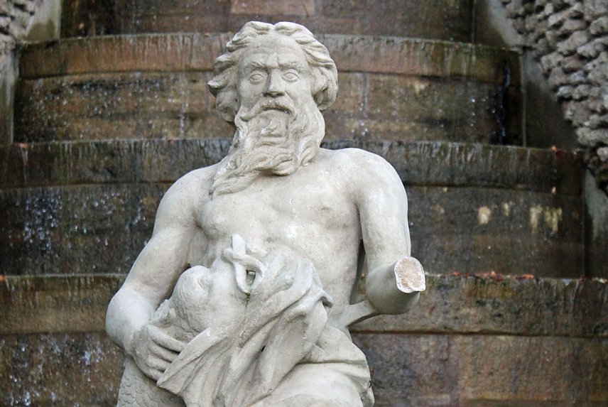 Bild: Vandalismus im Schlosspark Ebeleben