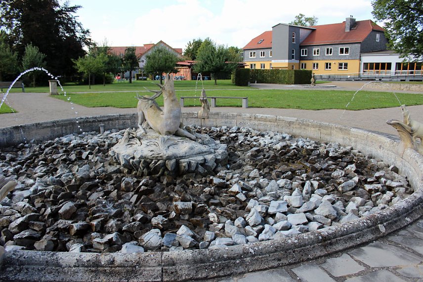 Bild: Vandalismus im Schlosspark Ebeleben