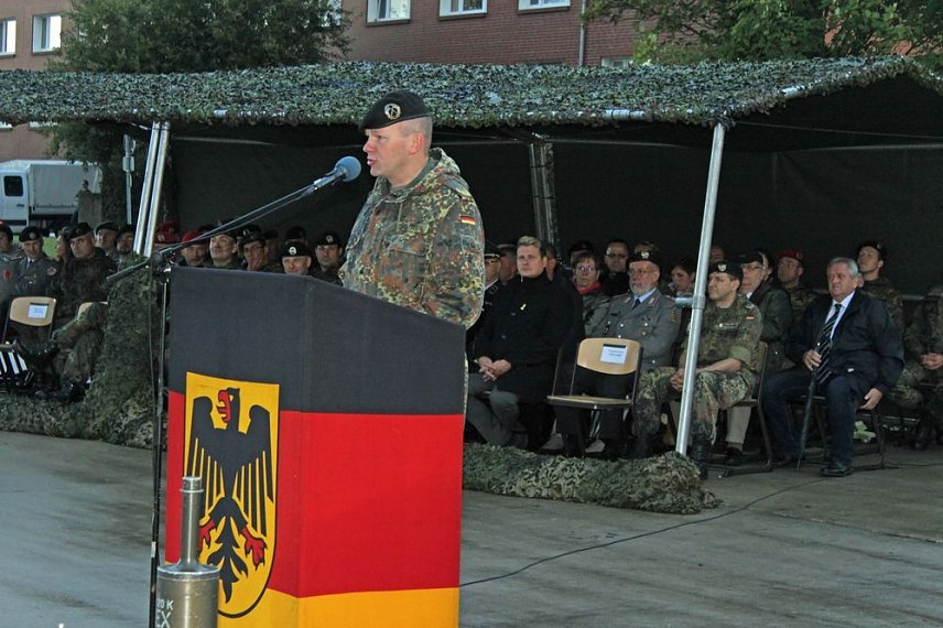 Bild: Kommandowechsel beim Panzerbataillon 393 "Th&uuml;ringer L&ouml;we"